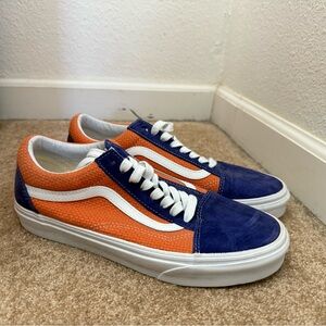 Vans Vibrant Blue and Orange Sneakers